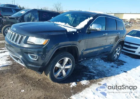 2015 Jeep Grand Cherokee Overland из США, поврежденный, VIN 1C4RJFCG3FC726748